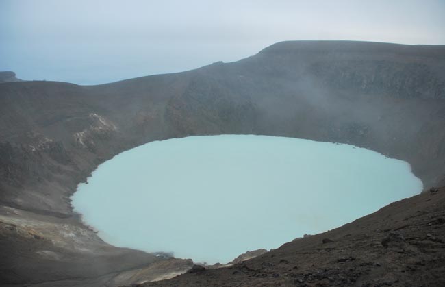 Шестой день путешествия по Исландиии: кратер Аскья